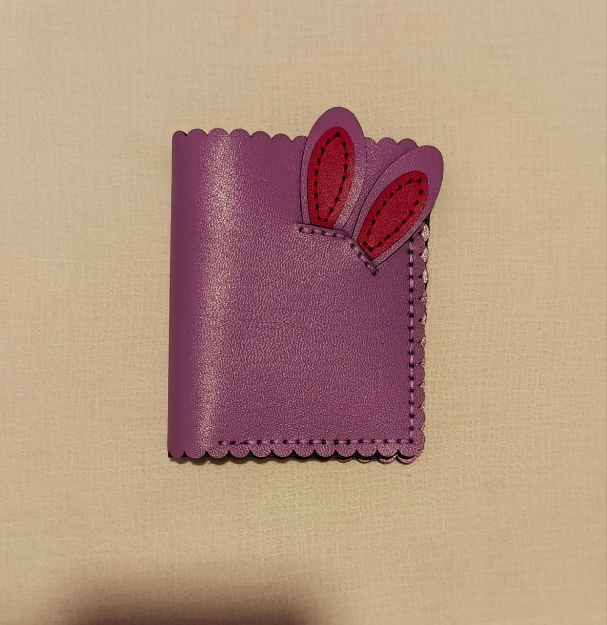 کیف پول زنانه مرداد چرم، چرم طبیعی دست دوز